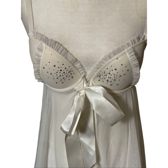 Y2K Victoria’s Secret Sexy Little Things Sheer Babydoll – Size 34D‎ - Picture 3 of 5